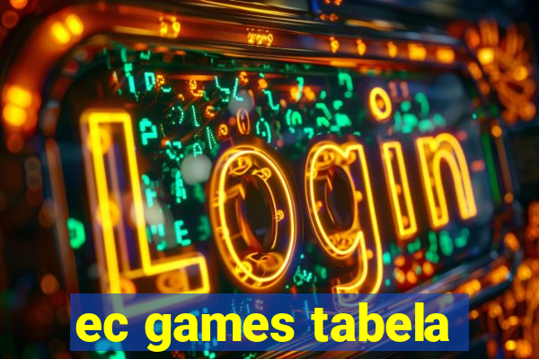 ec games tabela